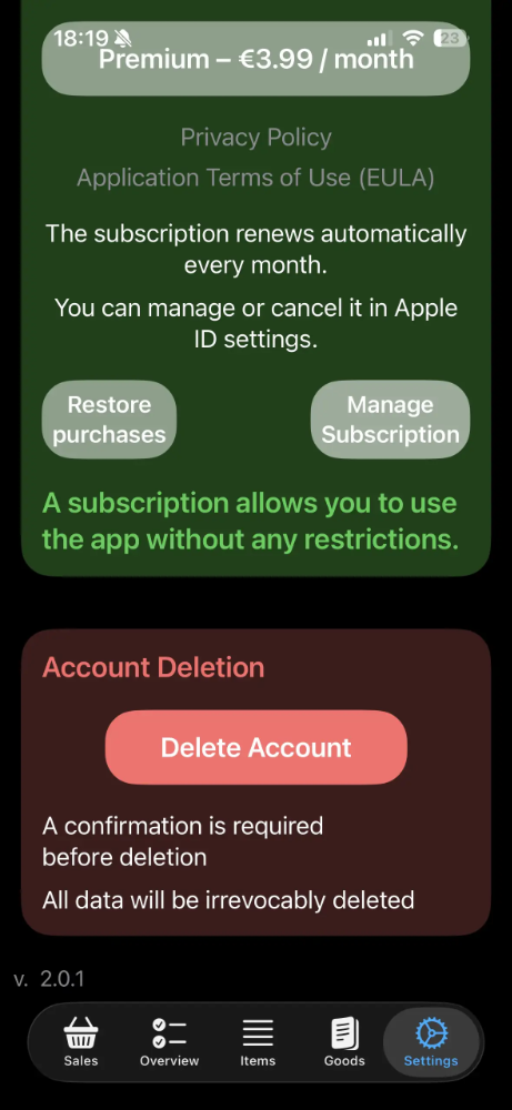 iPhone dark